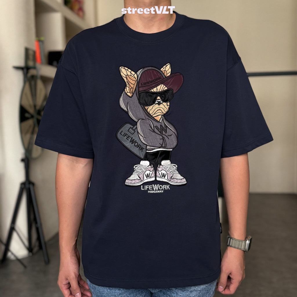 Life Work Korea Duffel Bag Hipdog Embroidered Tee