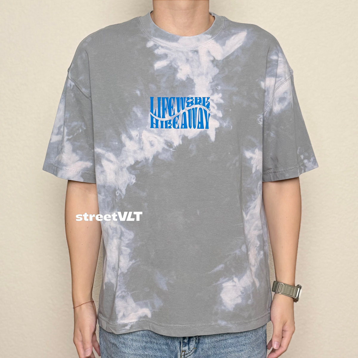 Life Work Korea Tie Dye Graphic Tee
