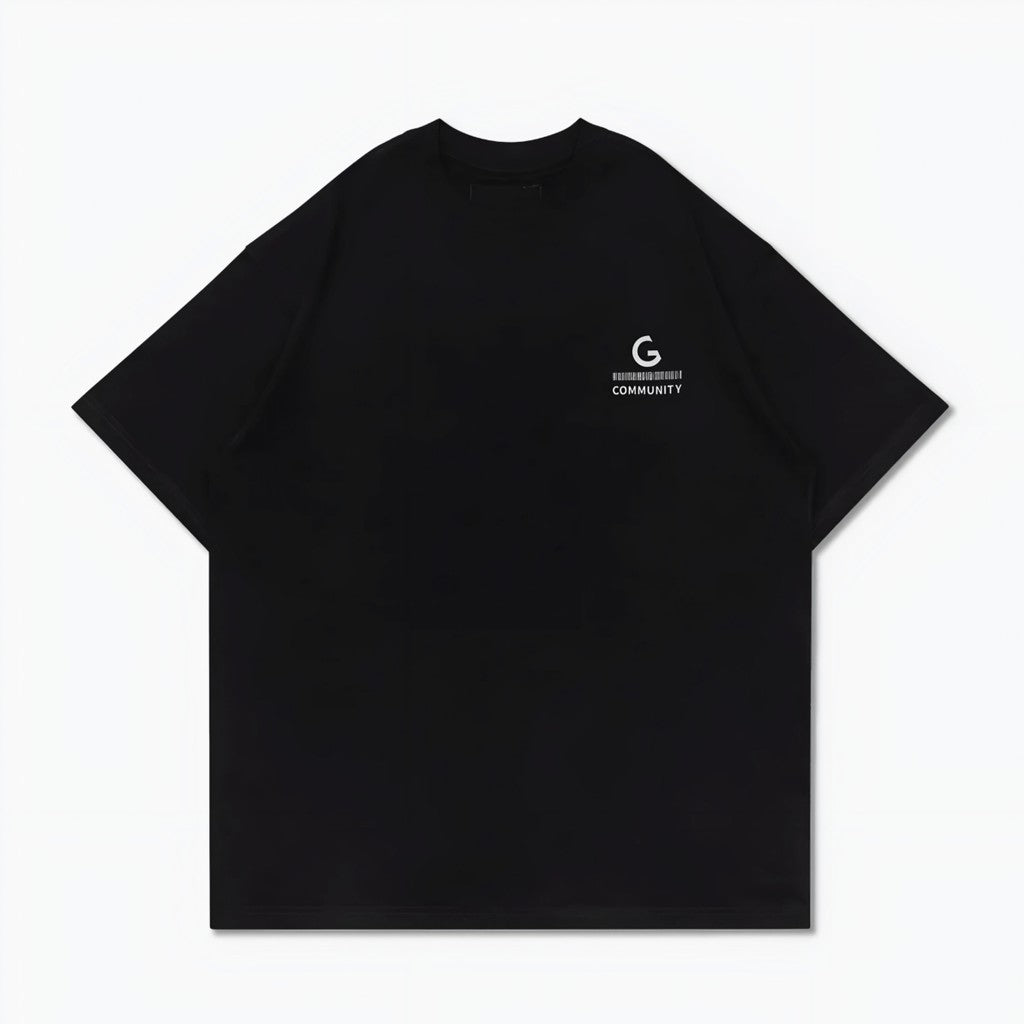 Gro Grocery Chinese Calligraphy Community Invoice Tee
