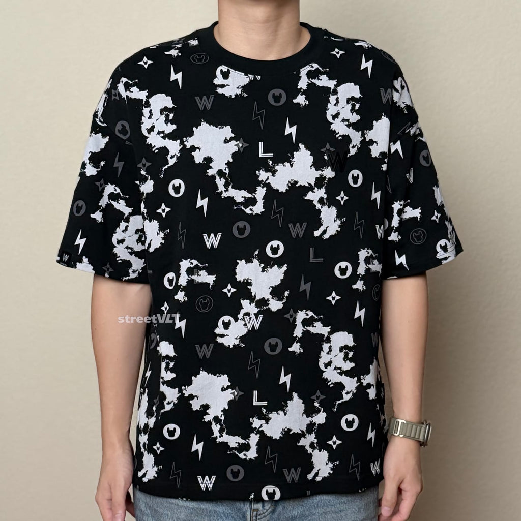Life Work Korea Storm Radog Monogram Black Tee