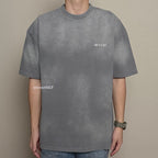 Gro Grocery Dirty Washed Painted Slogan Tee