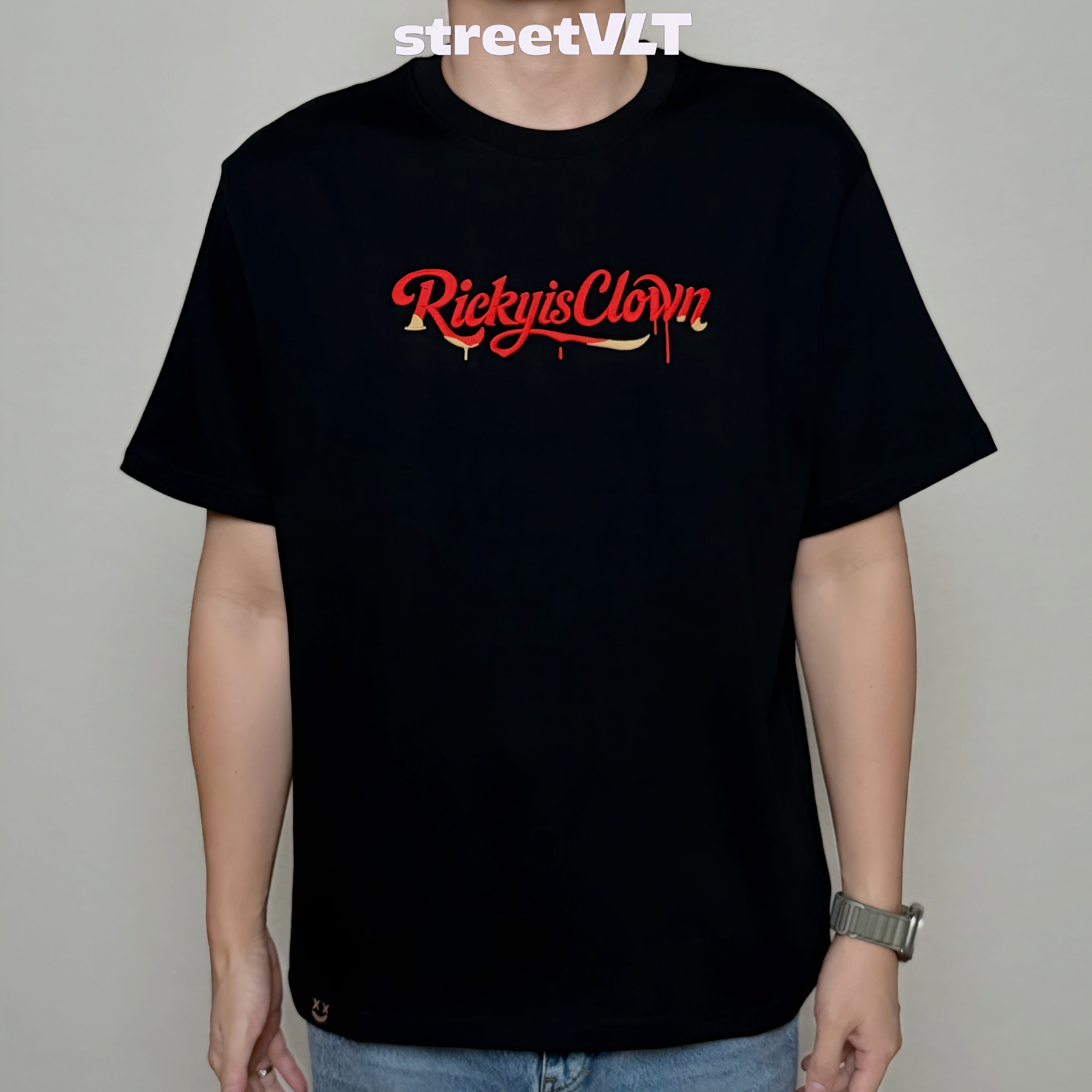 Ricky is Clown Golden Ripped Tee