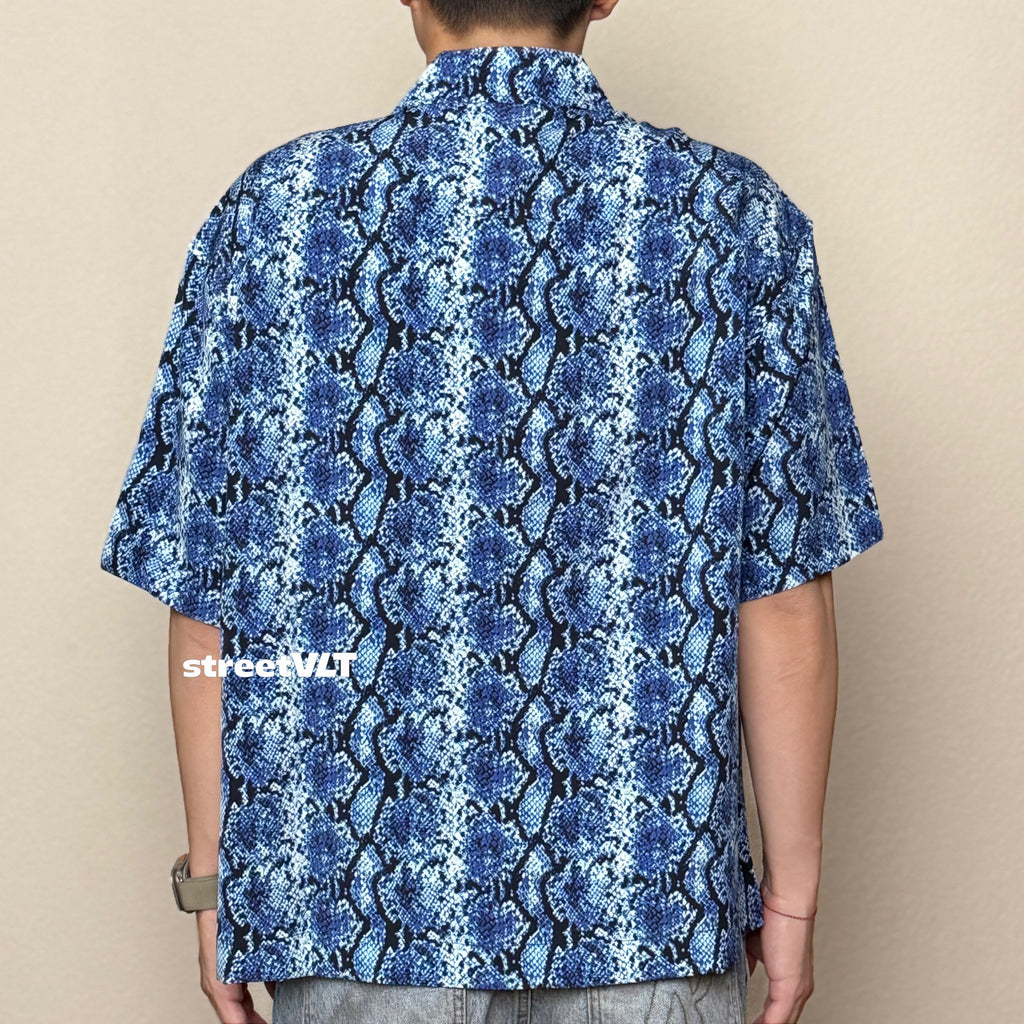 RIC Ricky is Clown Woven Snakeskin Shirt