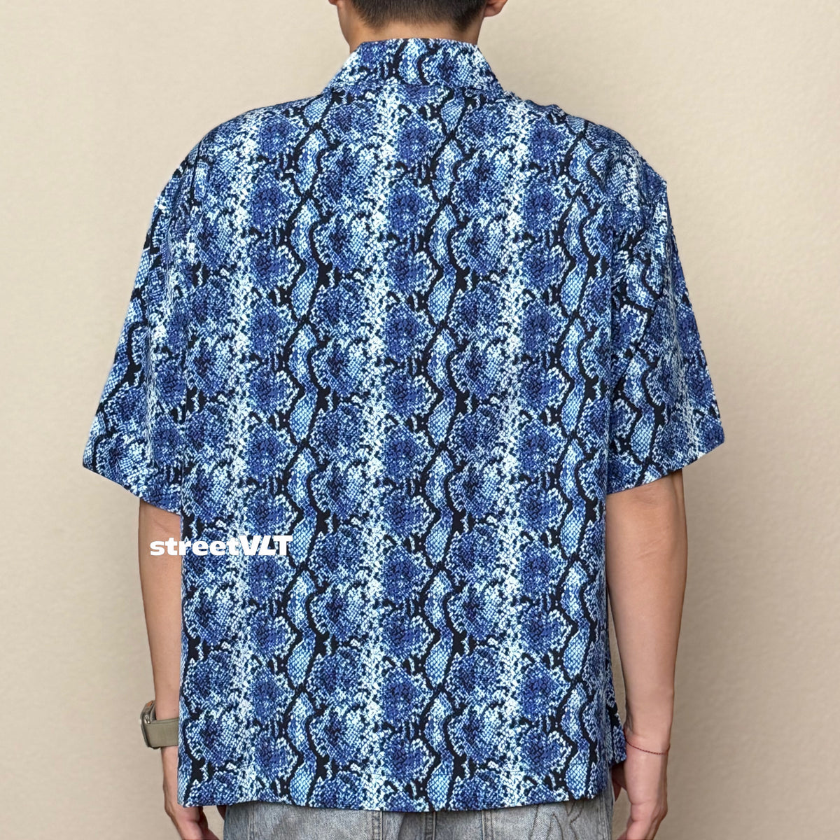 RIC Ricky is Clown Woven Snakeskin Shirt