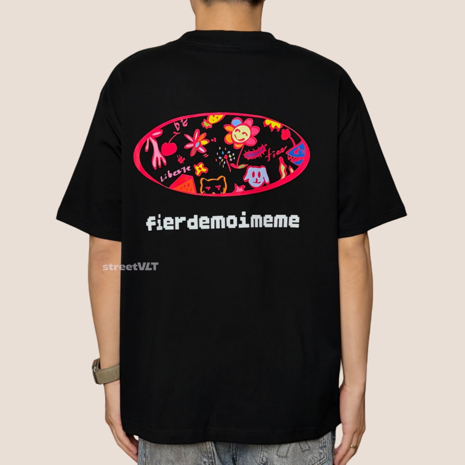 Fier De Moi Meme Cartoon Tee