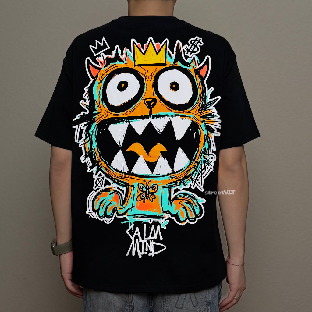 Calmmind Crown Graffiti Sketch Monster Tee Calm Mind Original