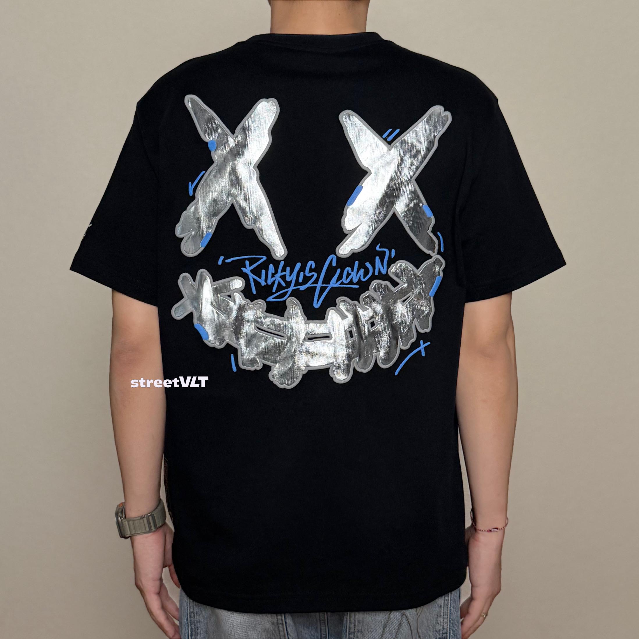 Ricky is Clown Silver Wing Tee