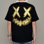 Ricky is Clown Golden Leather Tee