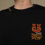 Ricky is Clown New Year Golden Thorns Embroidered Tee