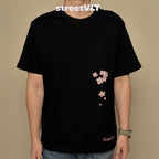 Ricky Is Clown Floral Shadows Weave Through Torn Smiley Tee