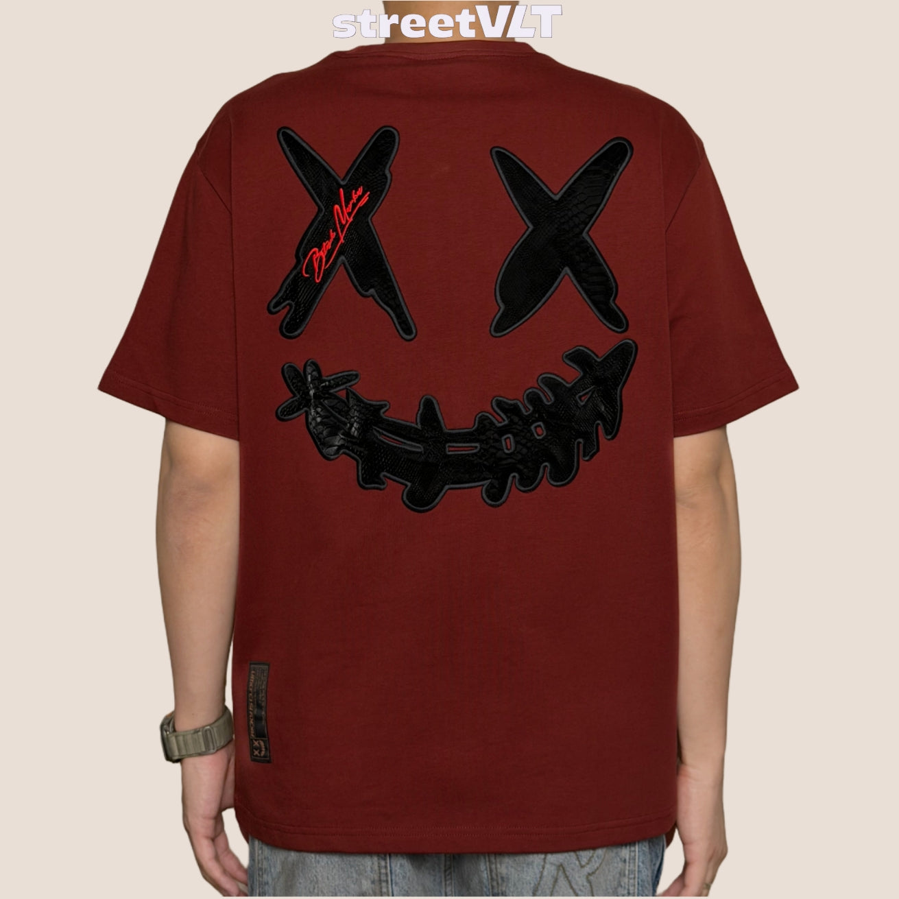 RIC Ricky is Clown Black Mamba Red Maroon Tee Original