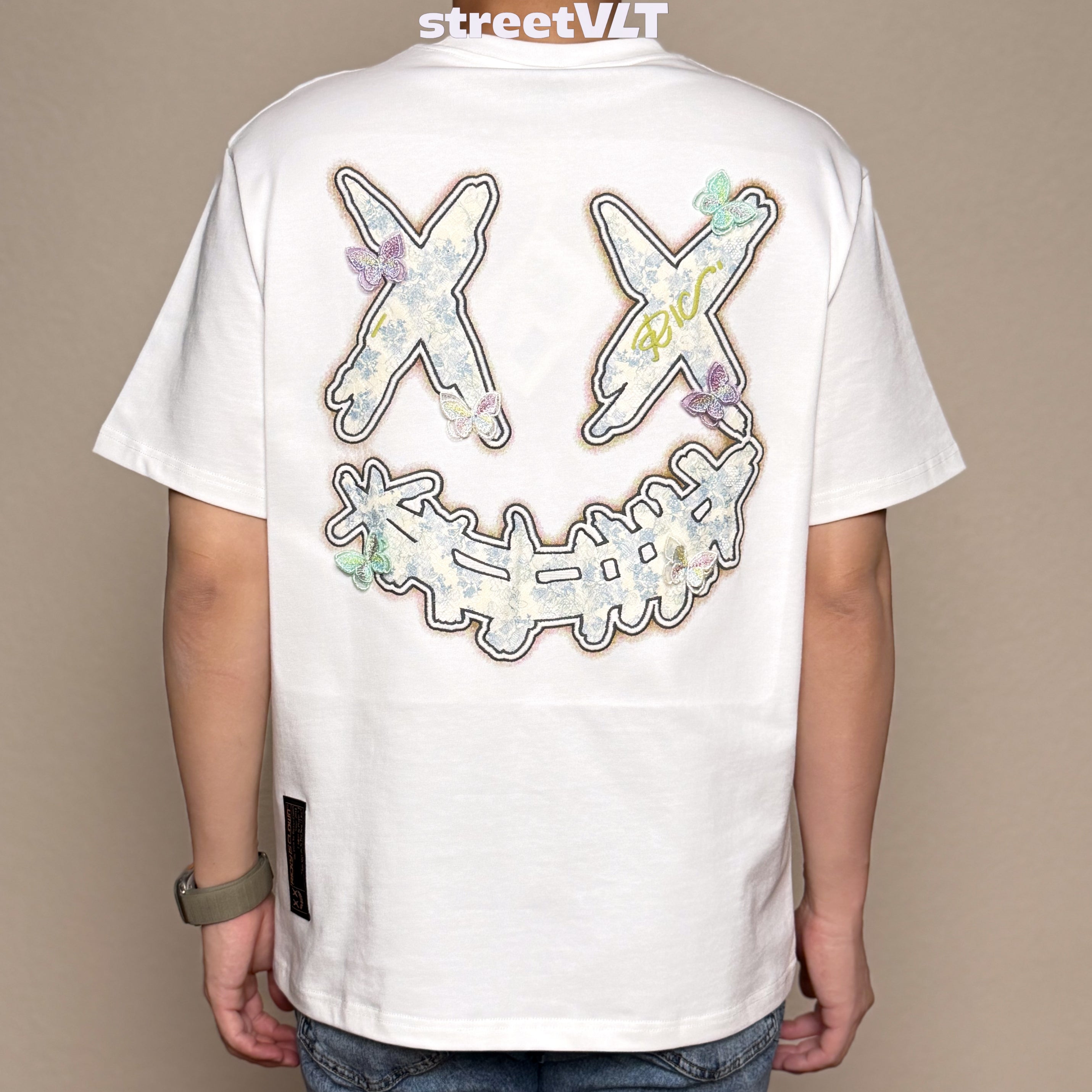 Ricky is Clown Colorful Butterfly Silk Language Tee