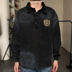 ADLV Washing Embro Rugby Sweatshirt