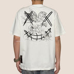 Ricky Is Clown Pegasus Gold Horse White Tee