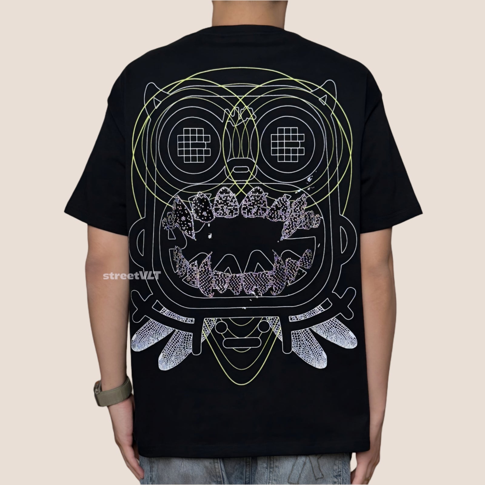 Calmmind Psychedelic Insect Stones Monster Tee