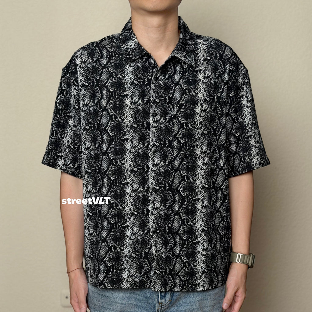 RIC Ricky is Clown Woven Snakeskin Shirt