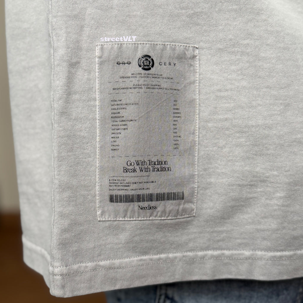 Gro Grocery Needless Washed Logo Tee