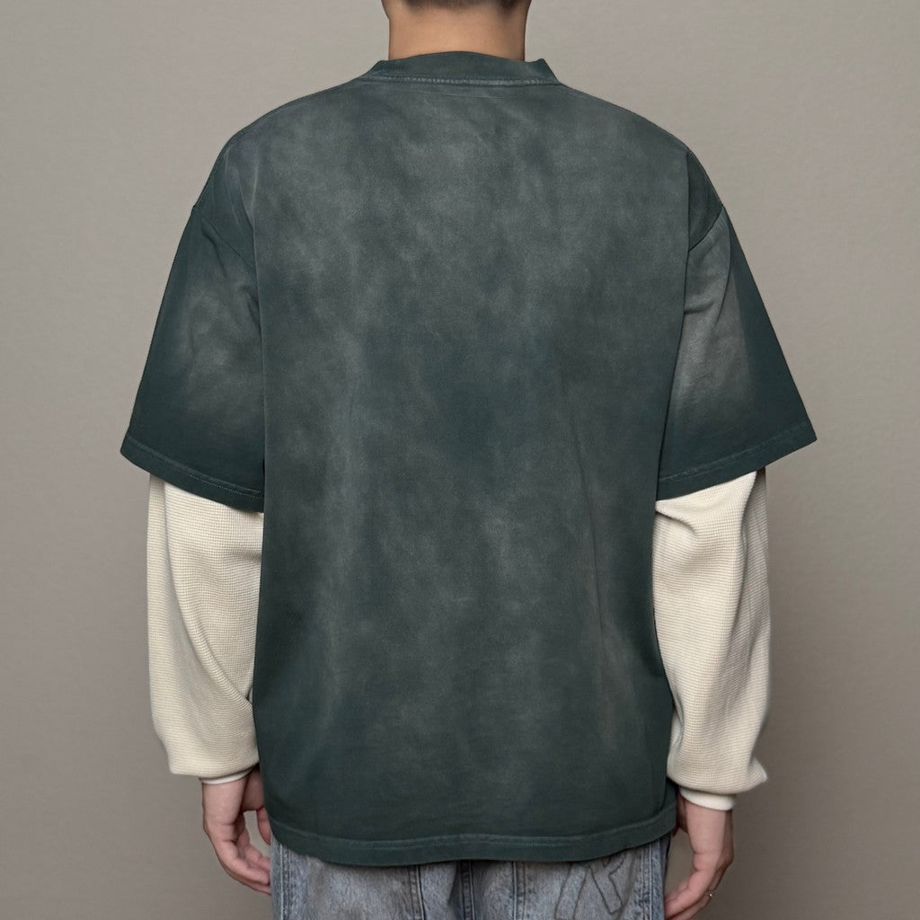 Gro Grocery Washed Layered Long Top Tee