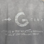 Gro Grocery Dirty Washed Painted Slogan Tee
