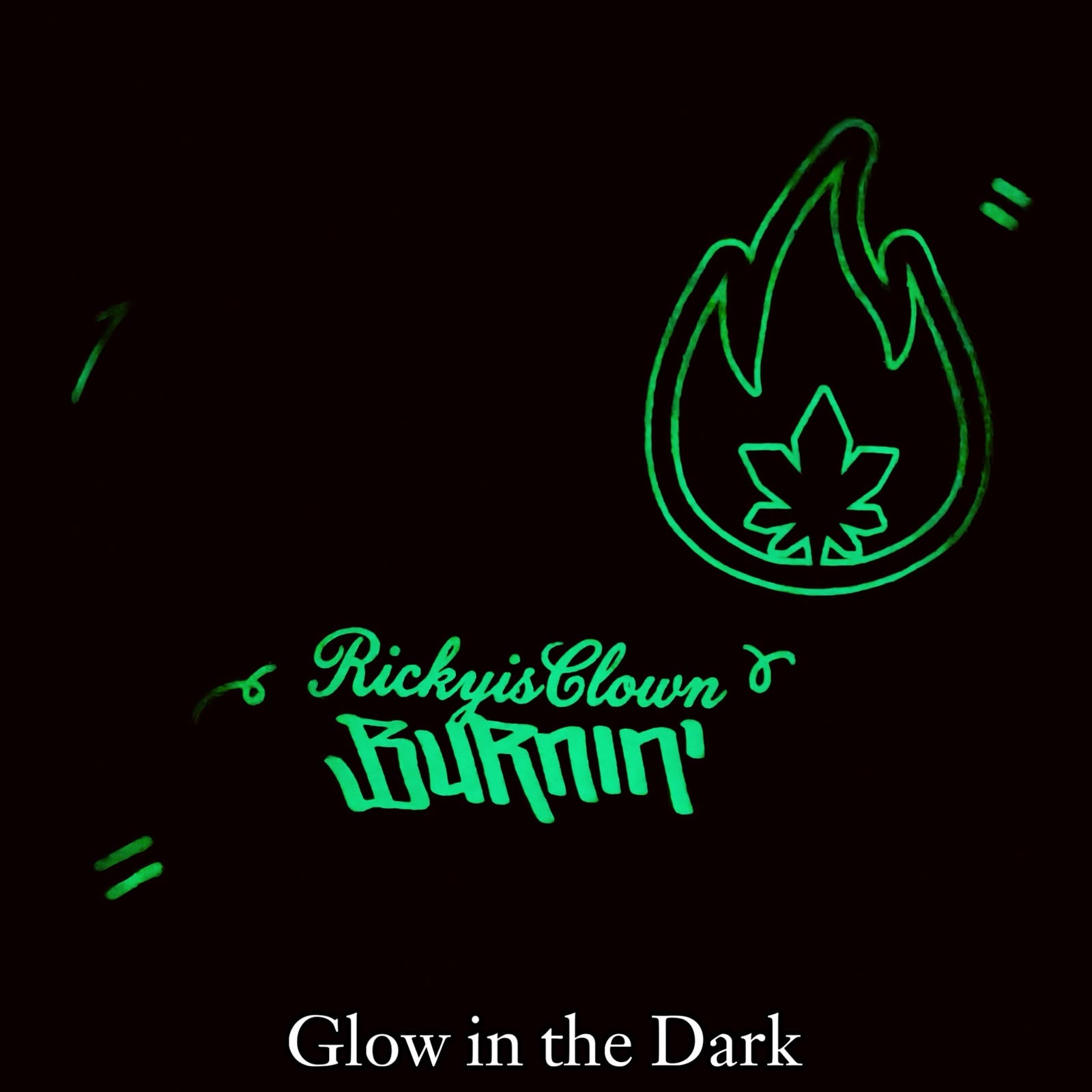 Ricky is Clown Day Dormant Night Burning Glow Reflective Tee