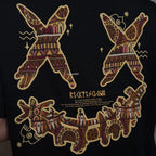 Ricky is Clown Sun Tribe Embroidered Applique Tee
