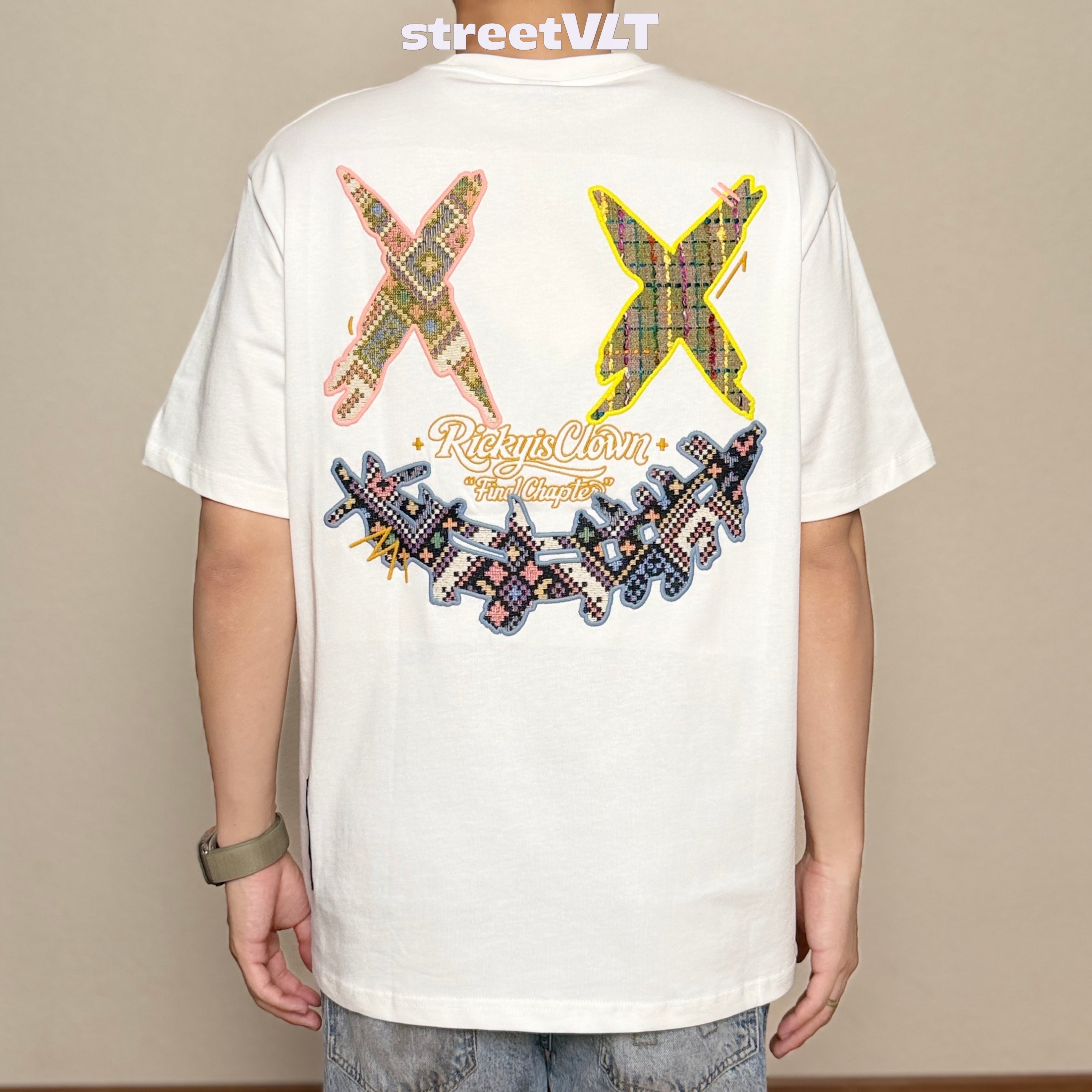 Ricky is Clown Different Fabrics Tee