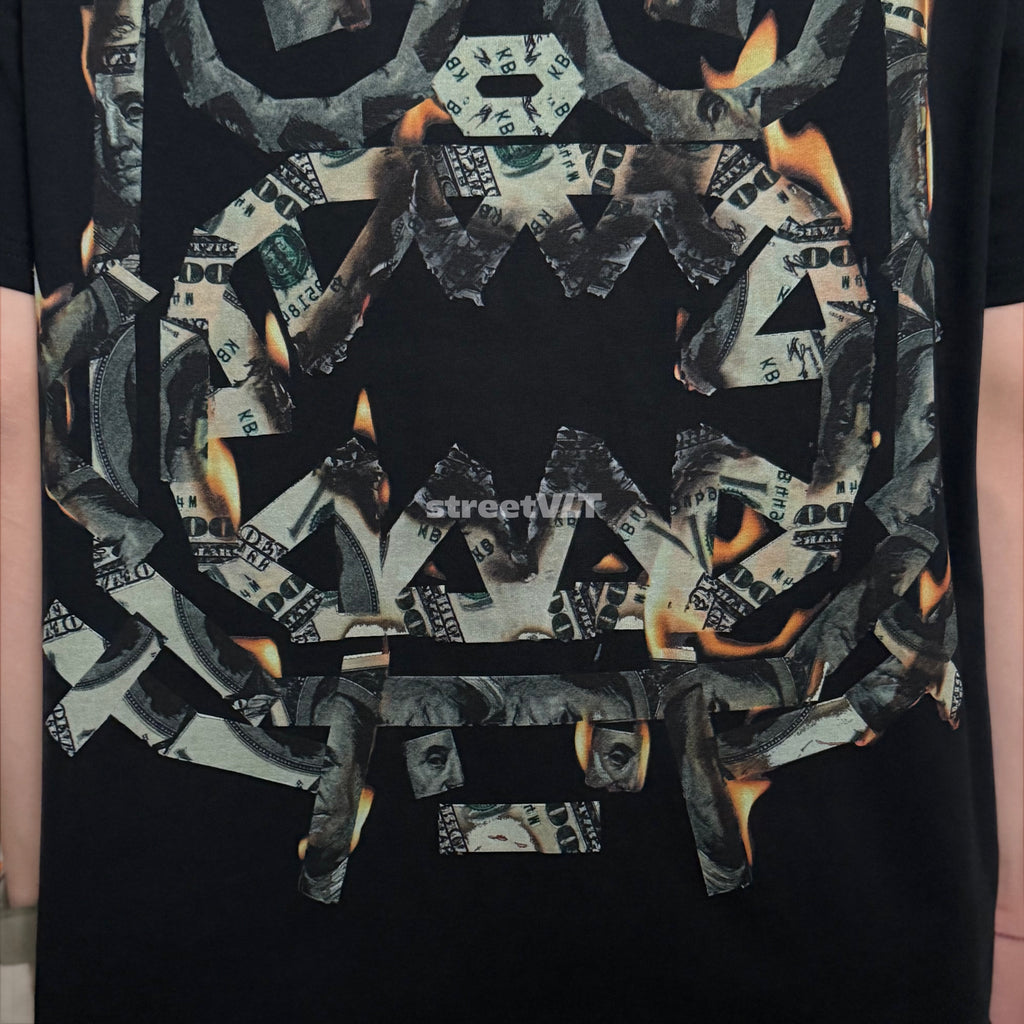 Calmmind Monster Burning Dollar Tee