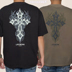 Life Work Korea Vintage Graphics Cross Tee