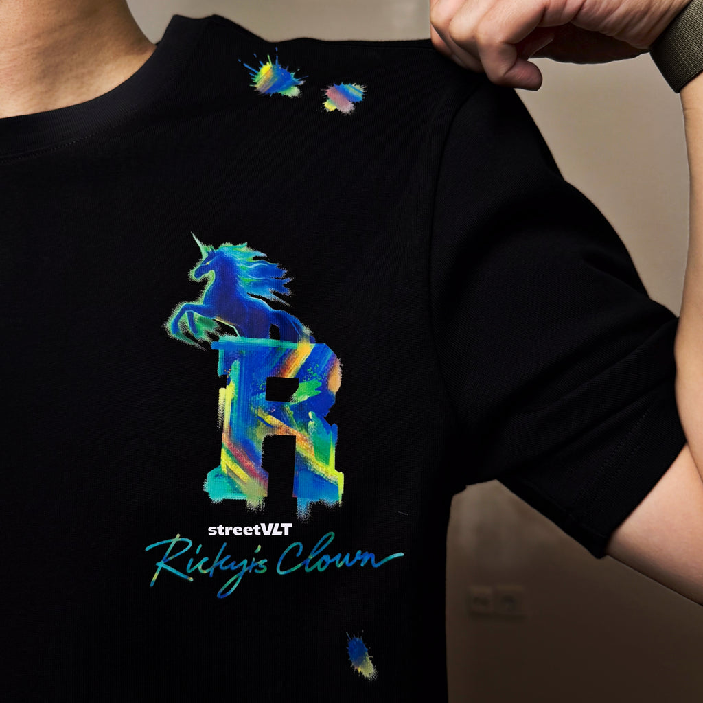 Ricky is Clown Painted Unicorn Tee