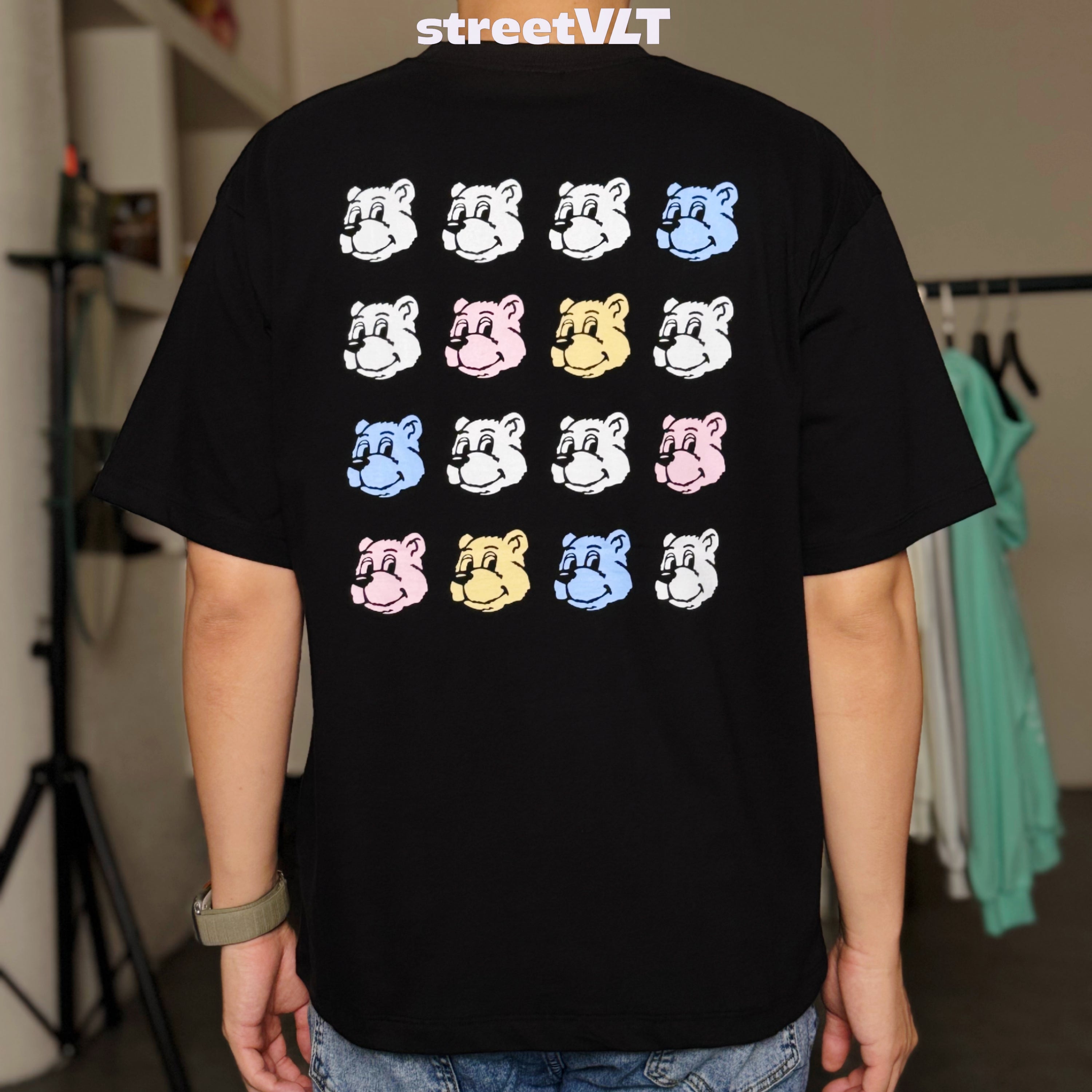 ADLV AC Bear Face Short Sleeve T-Shirt