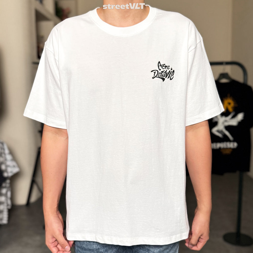 ADLV Exclusive Graffiti Font Logo Short Sleeve T-Shirt Acme De La Vie