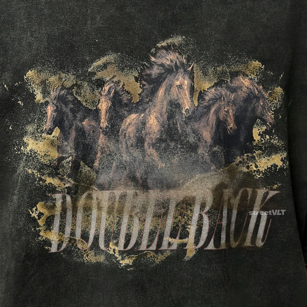 Doubleback Running Horse Oversized Tee