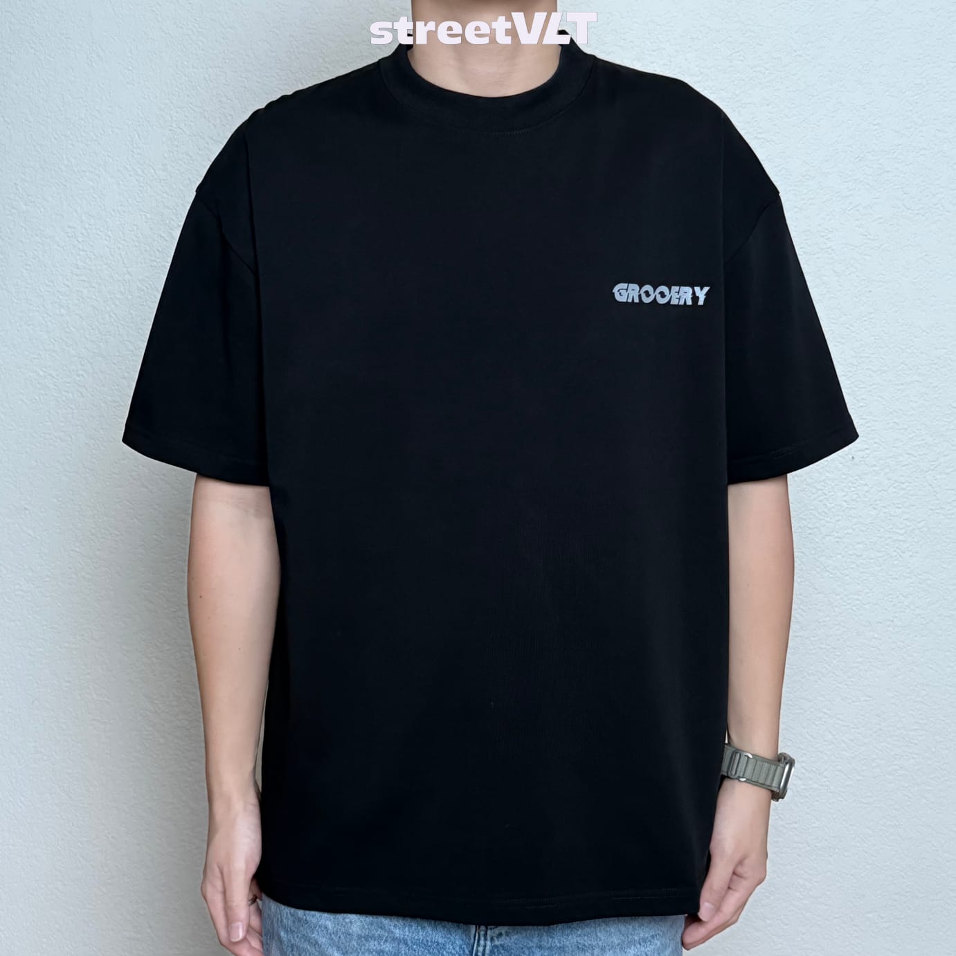 Gro Grocery Rainbow Logo Tee