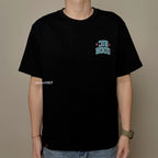 Ricky is Clown Sky Blue Tribe Patchwork Embroidered Tee