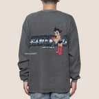 Gro Grocery X Toy Qube Astro Boy Heart Long Top Washed  Tee