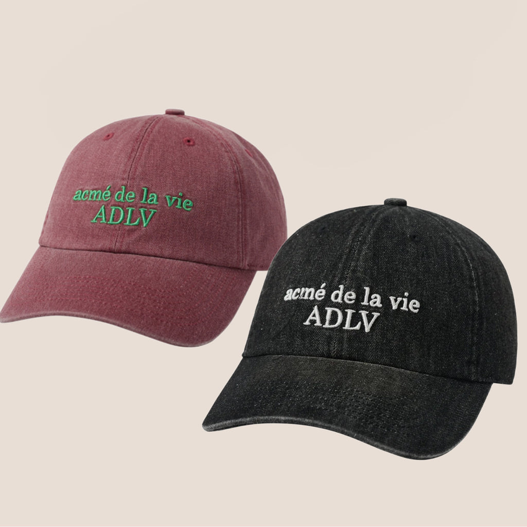 ADLV Pigment Basic Big Logo Ball Cap Acme De La Vie