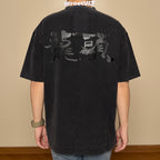 Gro Grocery x Roaring Century Washed  Graphic Invoice Tee