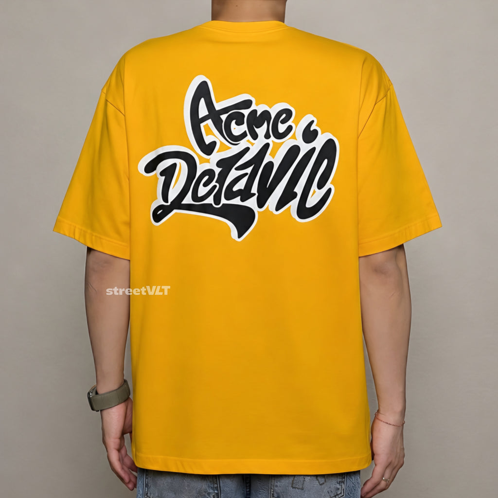 ADLV Exclusive Graffiti Font Logo Short Sleeve T-Shirt Acme De La Vie