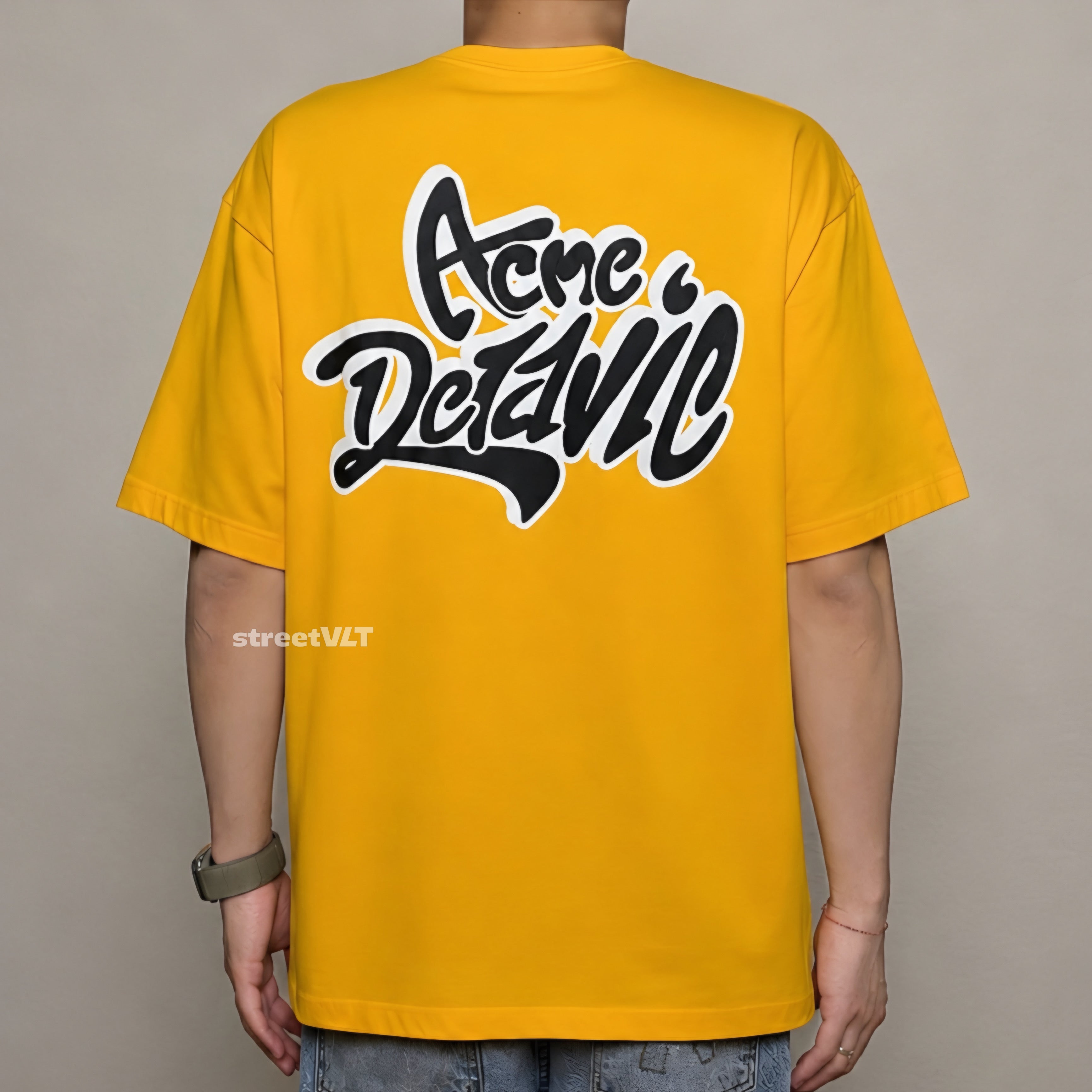 ADLV Exclusive Graffiti Font Logo Short Sleeve T-Shirt Acme De La Vie