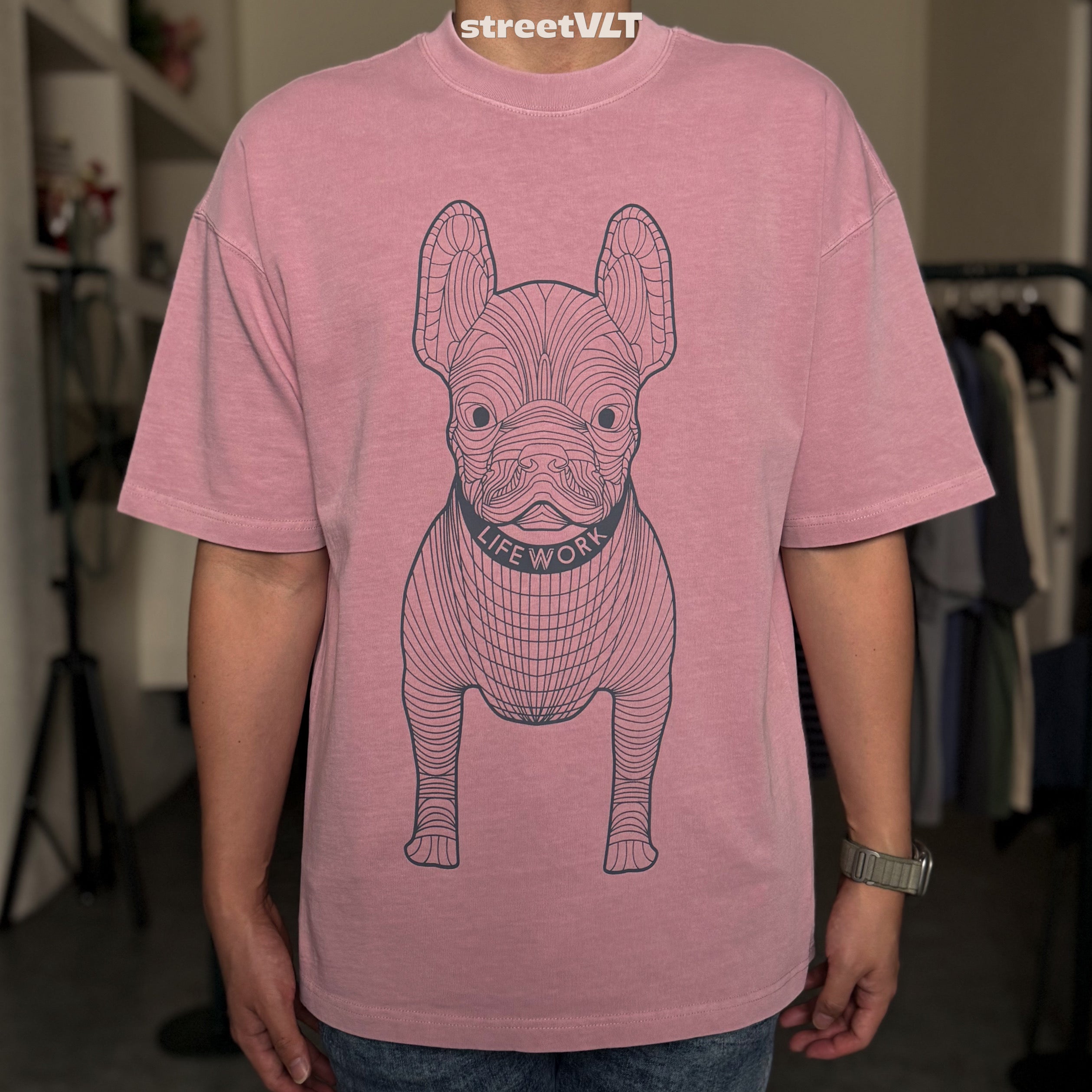 Life Work Korea Washed Big Radog Tee