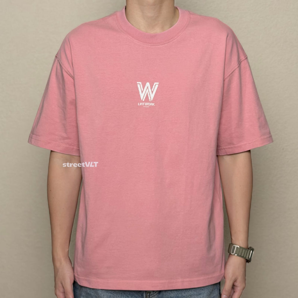 Life Work Korea Vintage Washed W Logo Tee 2