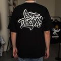 ADLV Exclusive Graffiti Font Logo Short Sleeve T-Shirt Acme De La Vie