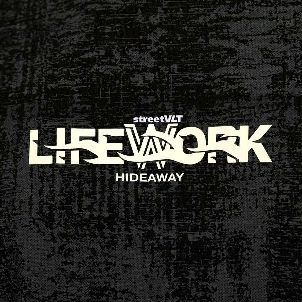 Life Work Korea Fog Font Tee