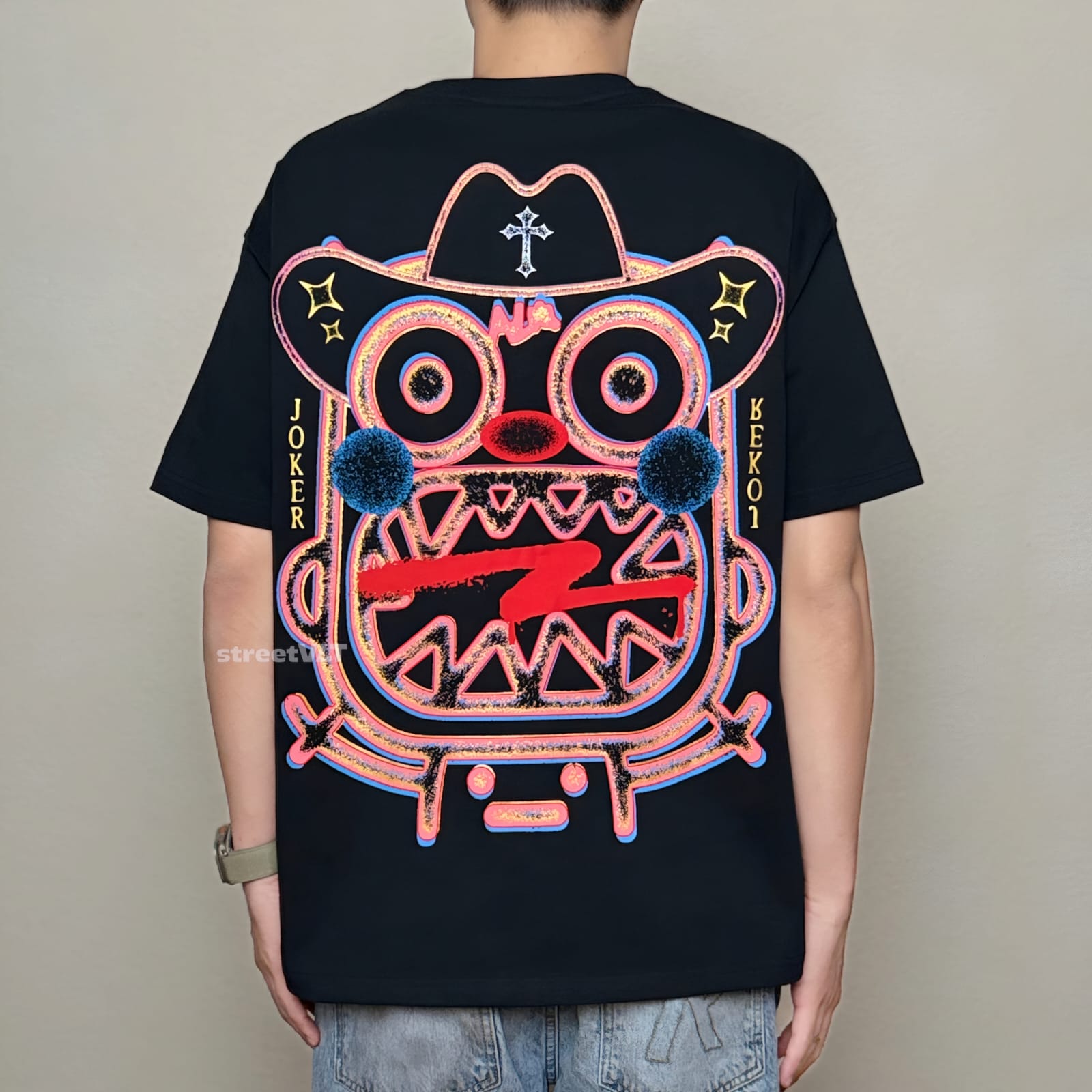 Calmmind Noise Cowboy Clown Monster Tee