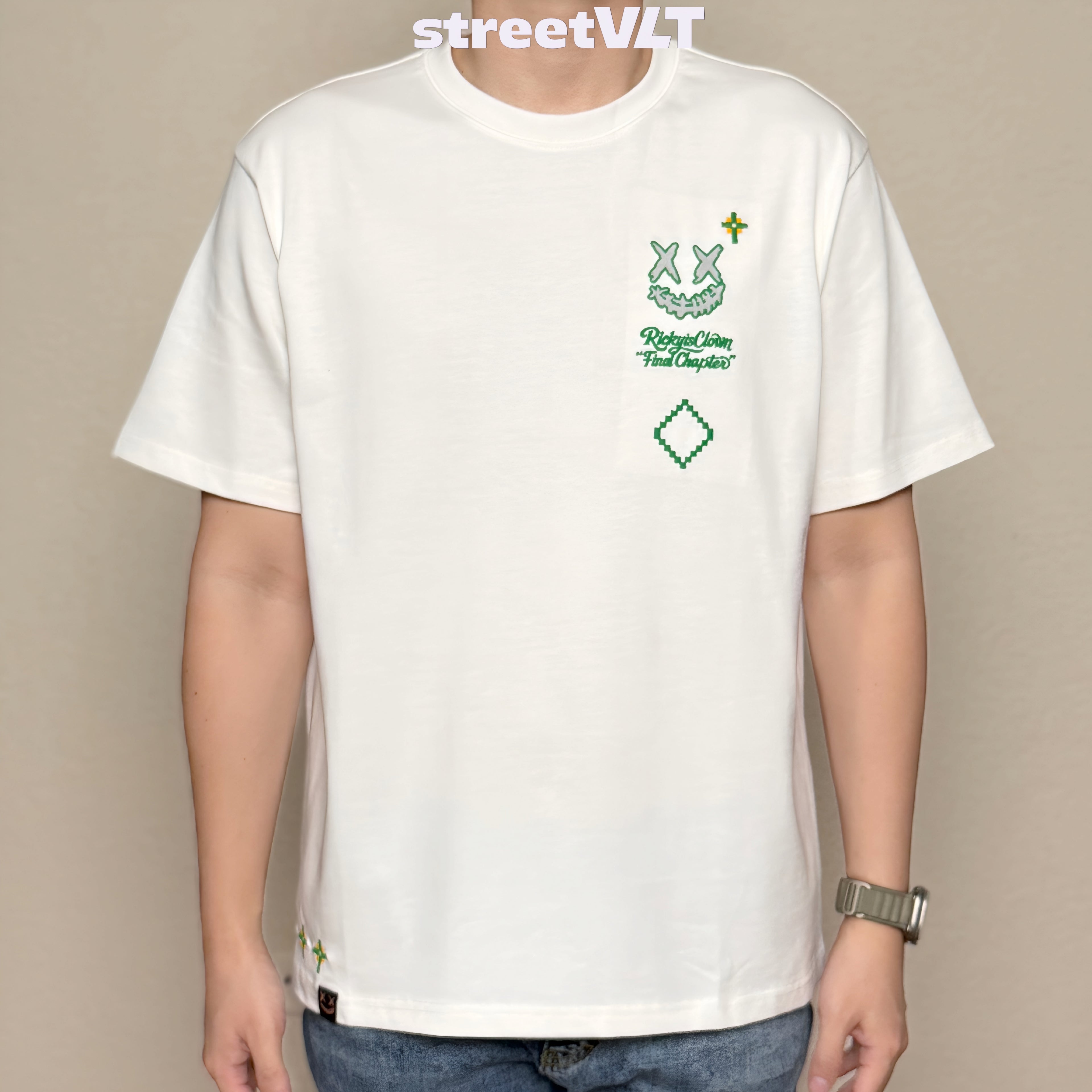 Ricky is Clown Geometrical Christmas Night Tee