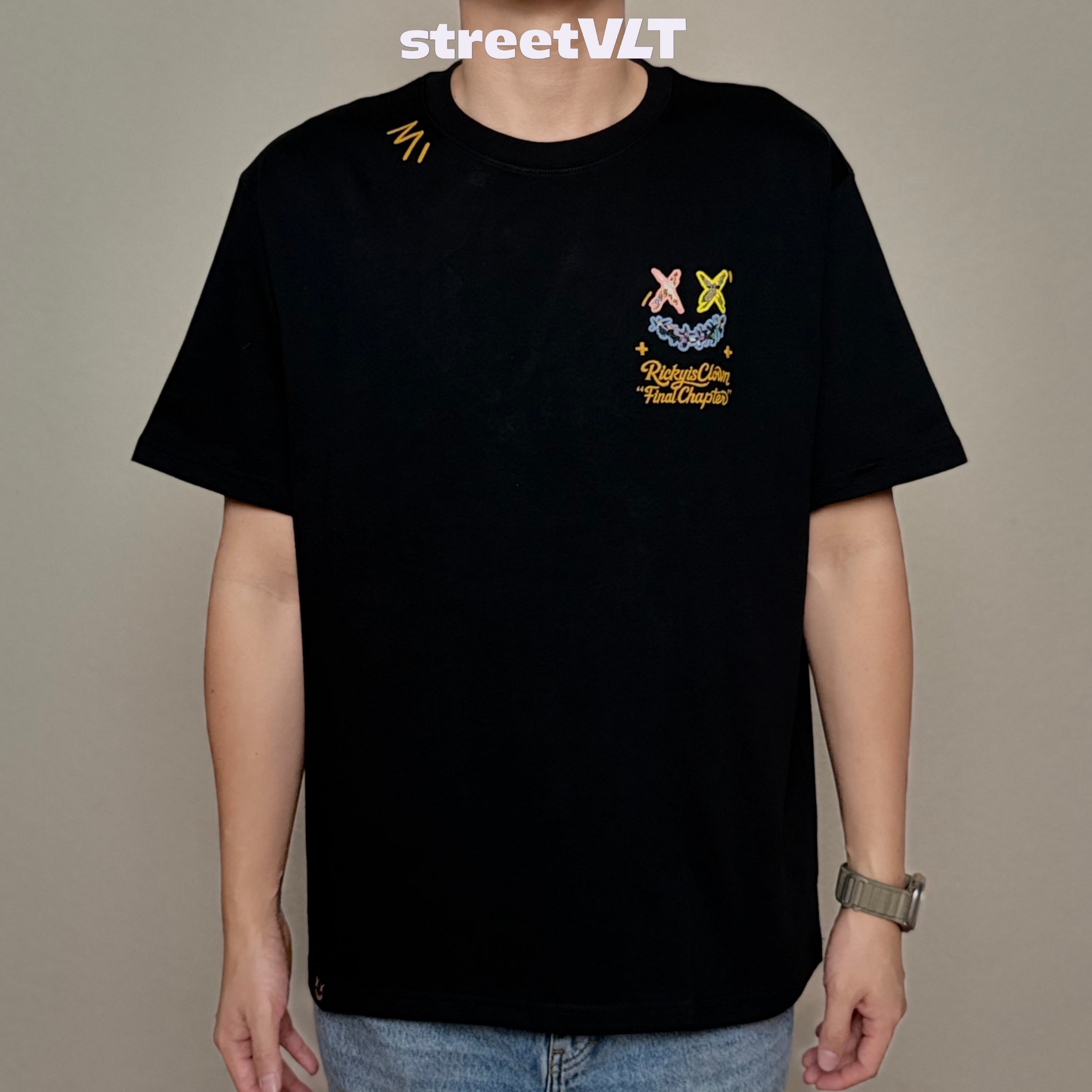 Ricky is Clown Different Fabrics Tee