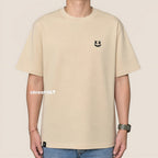 Ricky is Clown Basic Rip Logo Embroidered Khaki Tee