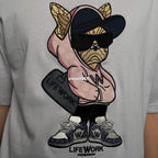Life Work Korea Duffel Bag Hipdog Embroidered Tee