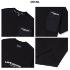 Life Work Korea Woven Pocket Embroidered Tee