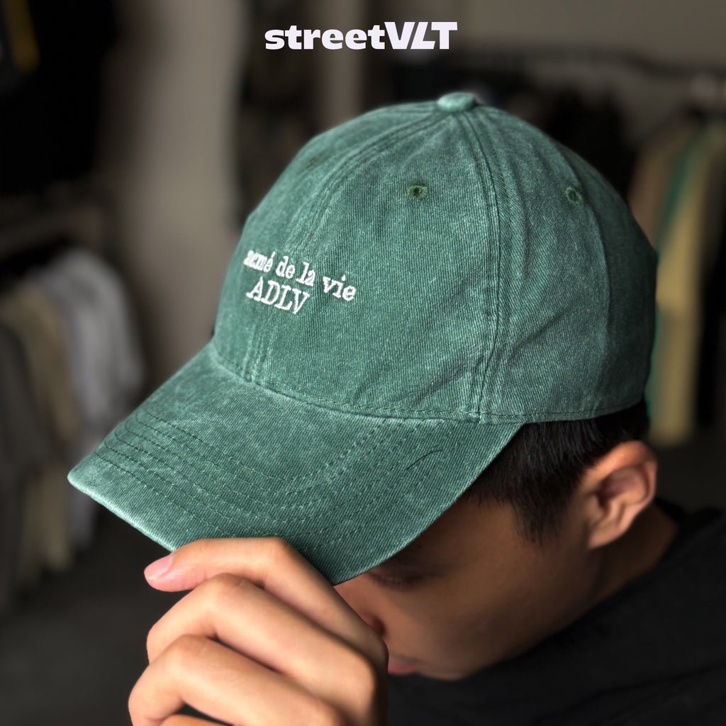 ADLV Basic Logo Season 3 Ball Cap Green Acme De La Vie